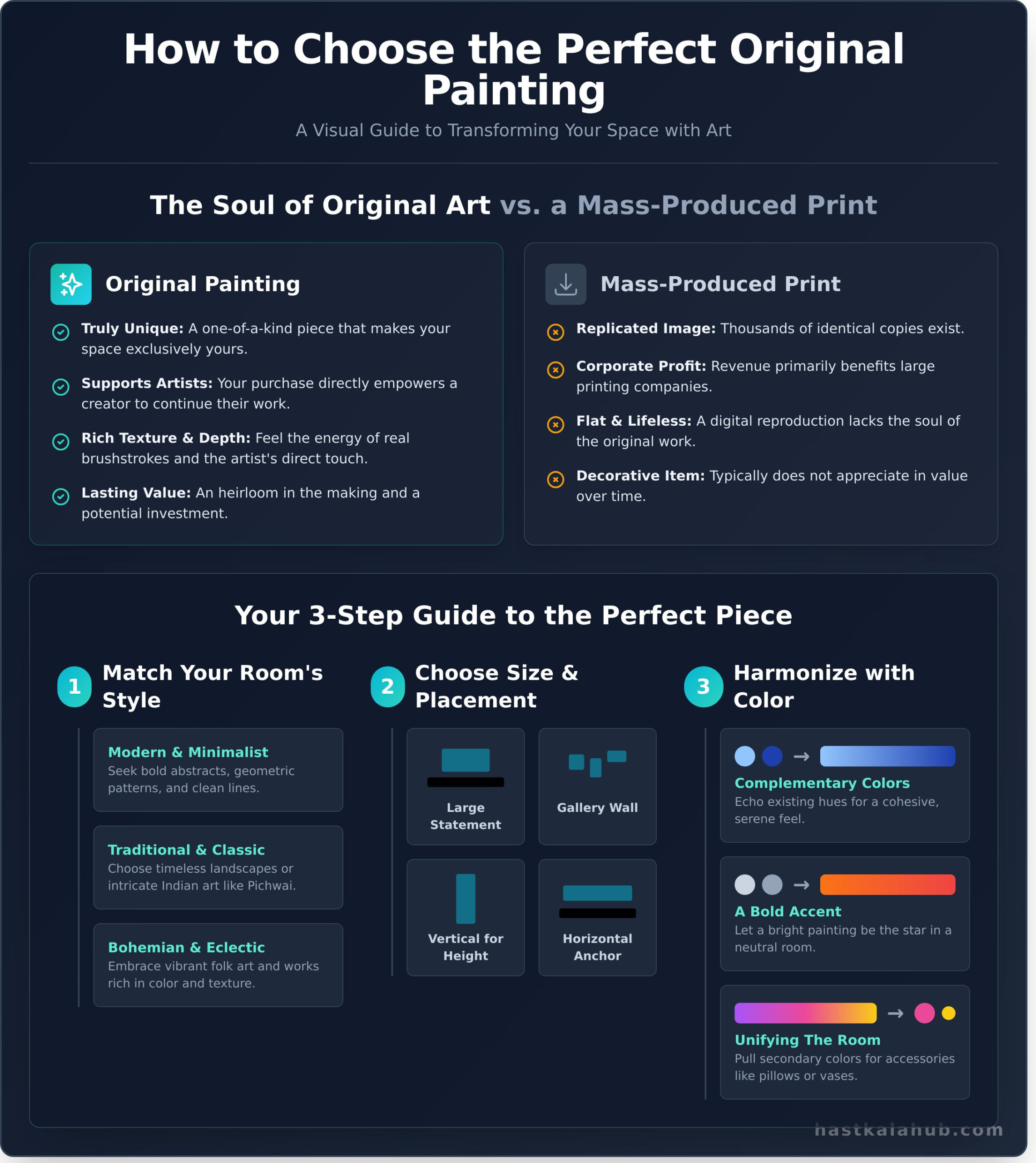 Original Paintings for Sale: A Guide to Finding Your Perfect Piece - Infographic
